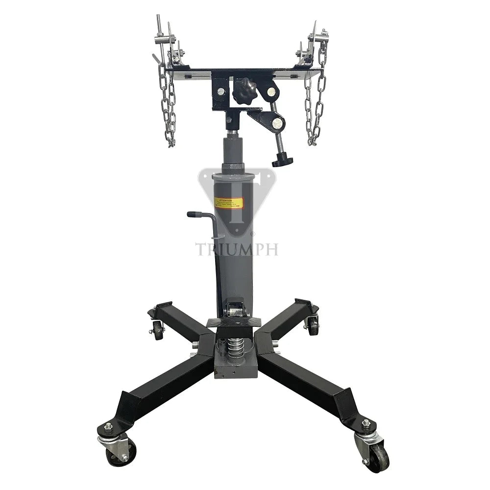 2-stage transmission jack 1000 lb capacity for automotive and heavy-duty shop use
